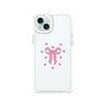 iPhone 15 Plus Pink Ribbon Heart Phone Case - CORECOLOUR