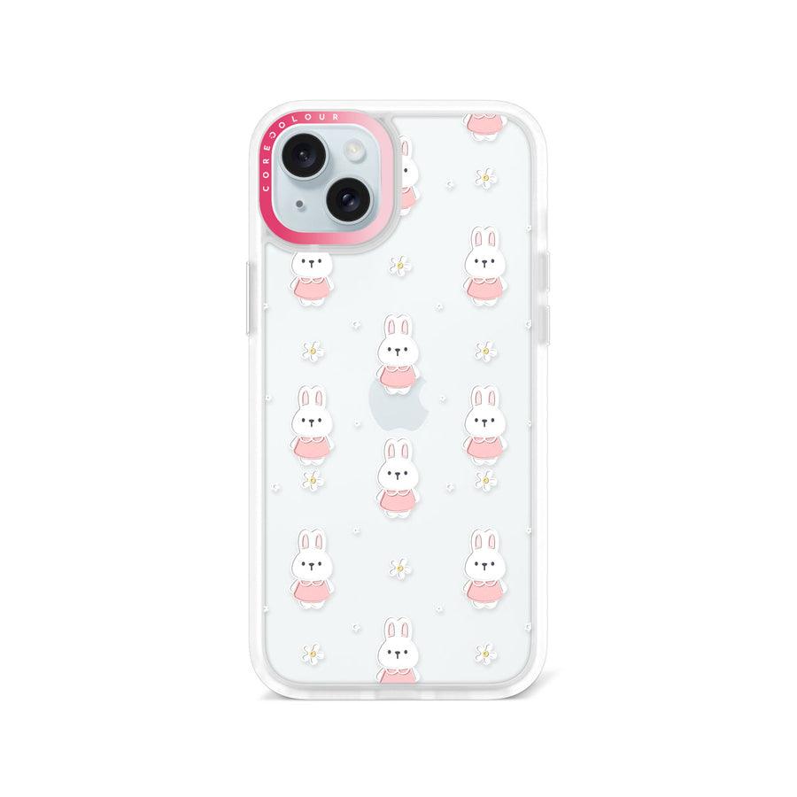 iPhone 15 Plus Rabbit in Pink Phone Case - CORECOLOUR