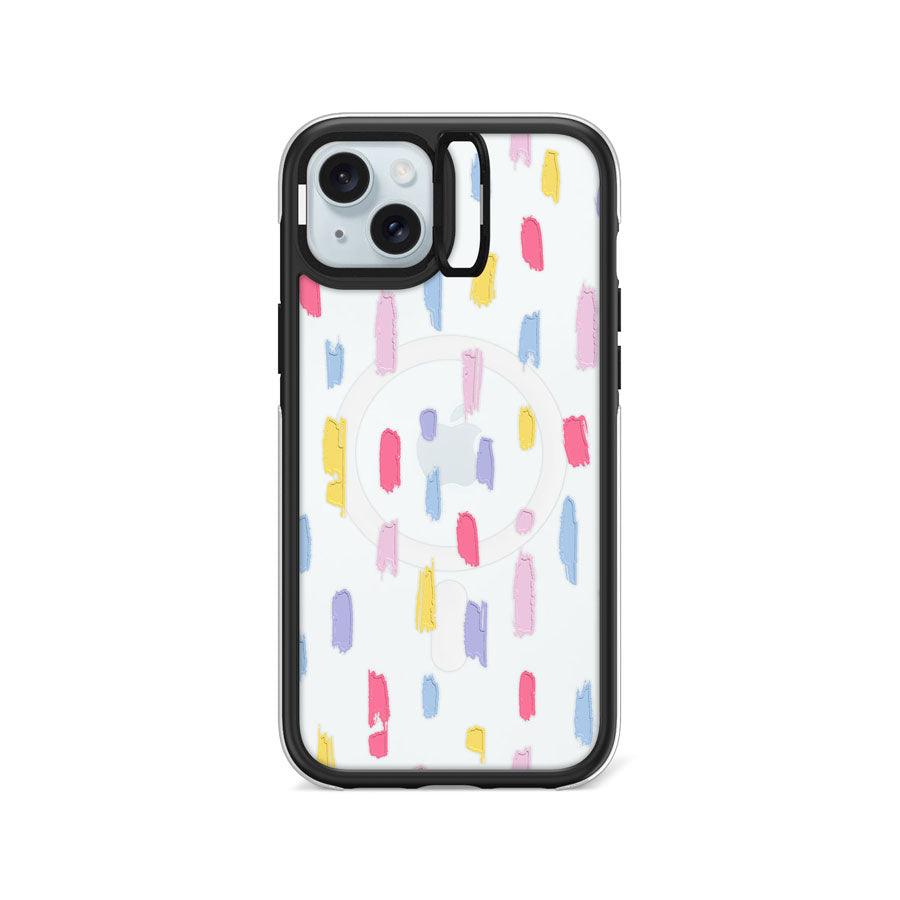 iPhone 15 Plus Rainy Pastel Ring Kickstand Case MagSafe Compatible - CORECOLOUR