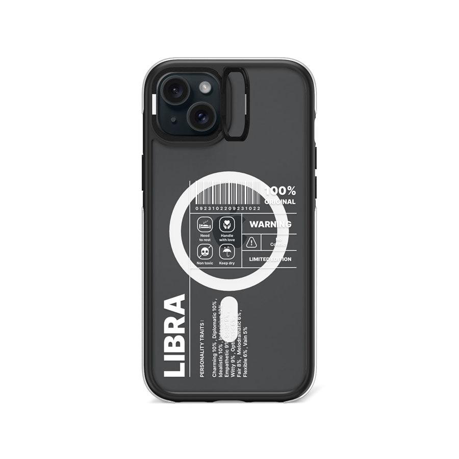 iPhone 15 Plus Warning Libra Ring Kickstand Case MagSafe Compatible - CORECOLOUR