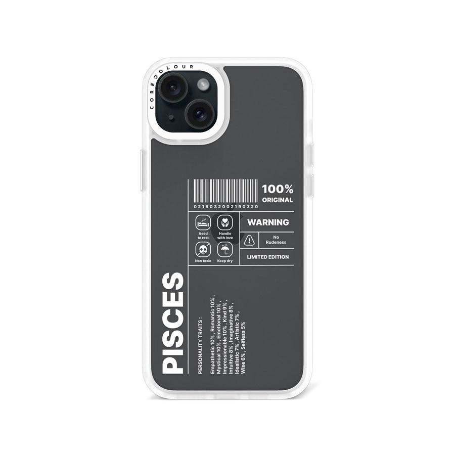 iPhone 15 Plus Warning Pisces Phone Case - CORECOLOUR