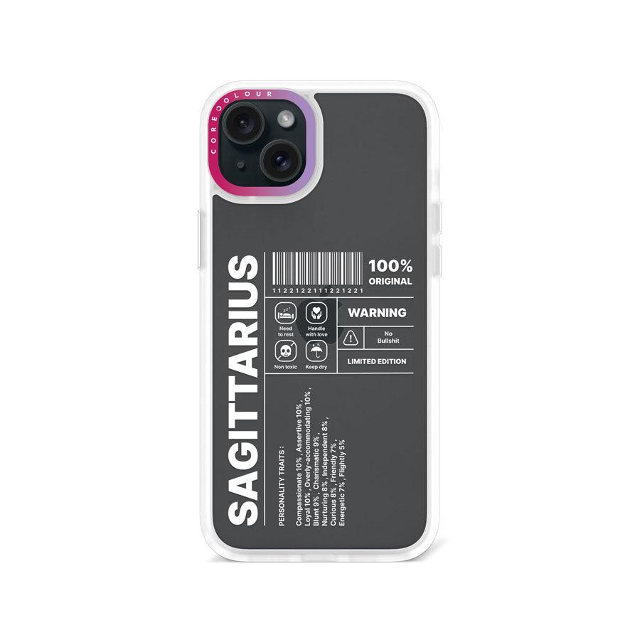 iPhone 15 Plus Warning Sagittarius Phone Case - CORECOLOUR