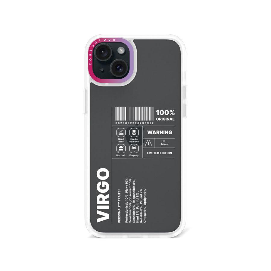 iPhone 15 Plus Warning Virgo Phone Case - CORECOLOUR