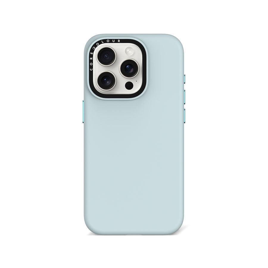 iPhone 15 Pro Blue Beauty Phone Silicone Case Magsafe Compatible - CORECOLOUR