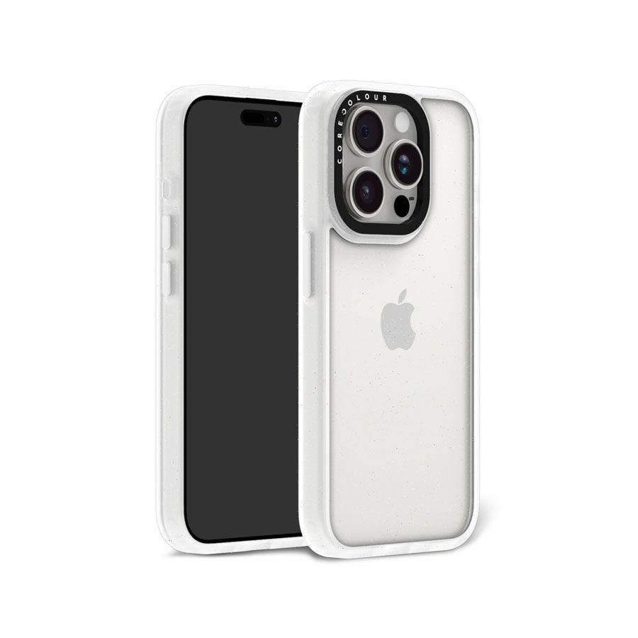 iPhone 15 Pro Clear Glitter Phone Case - CORECOLOUR