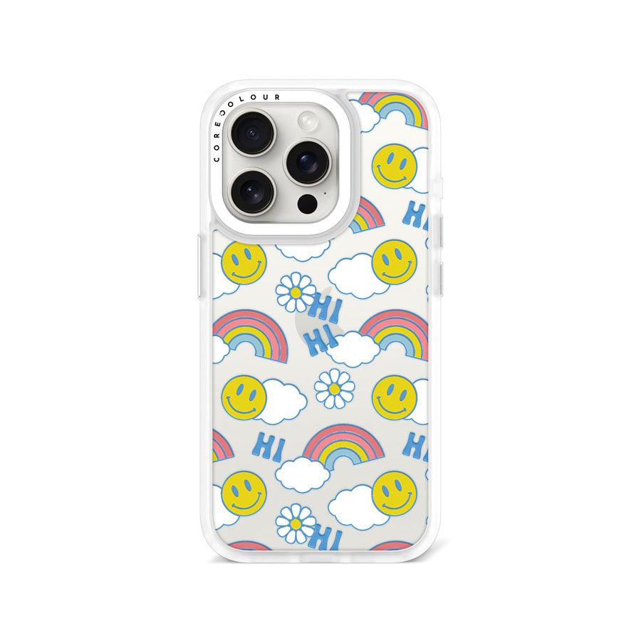 iPhone 15 Pro Hi There! Rainbow Phone Case - CORECOLOUR