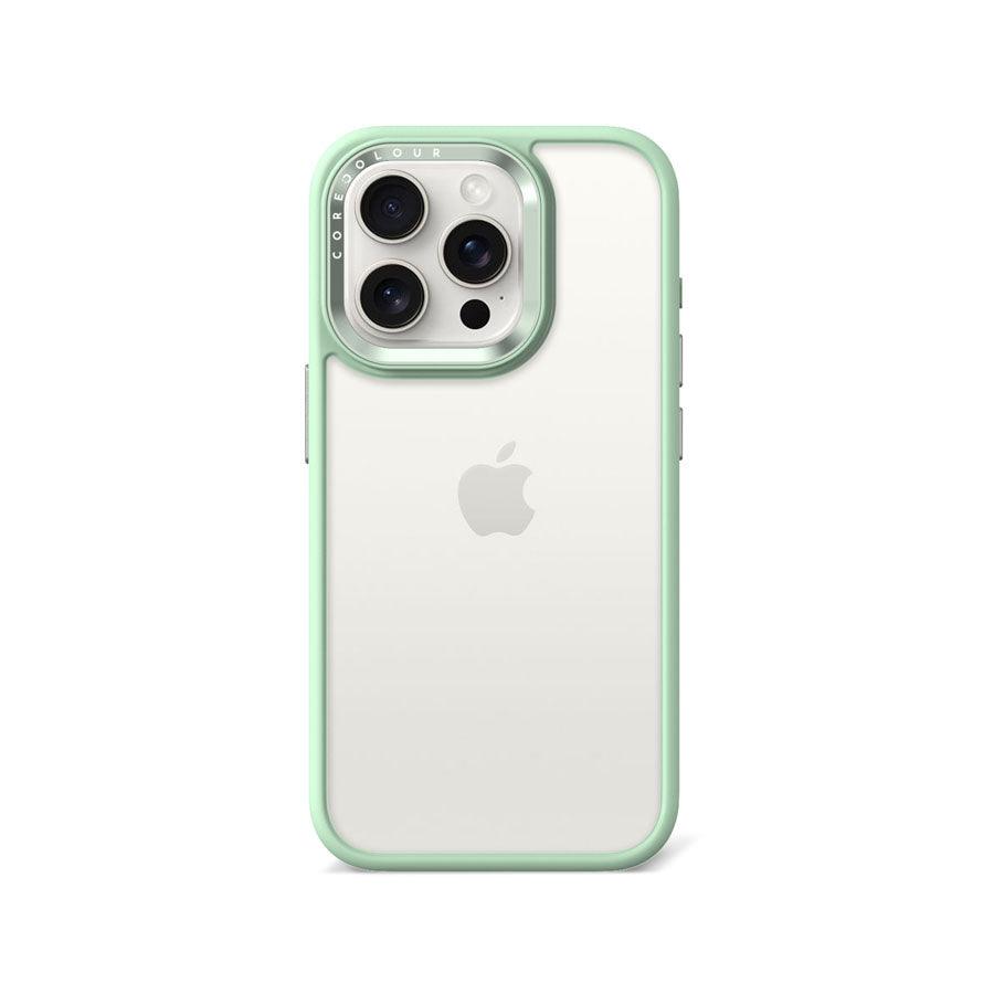 iPhone 15 Pro Hint of Mint Clear Phone Case - CORECOLOUR