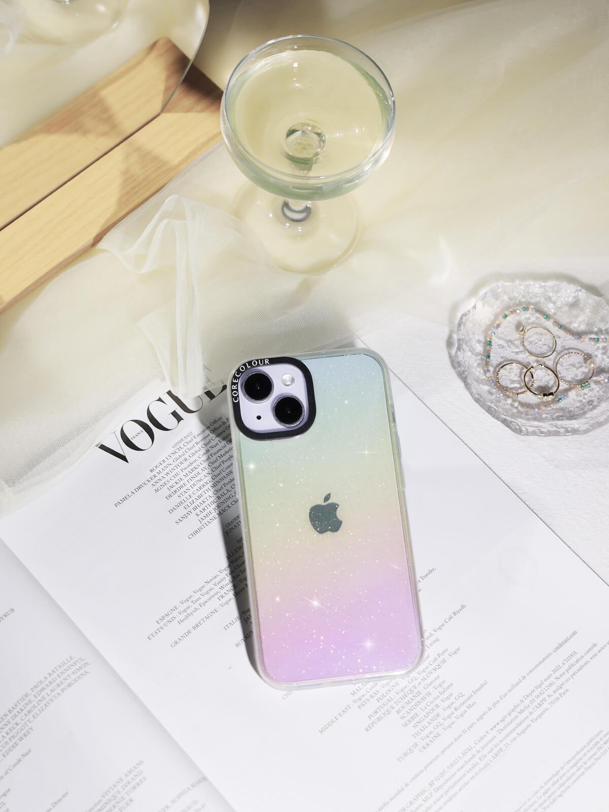 iPhone 15 Pro Iridescent Glitter Phone Case - CORECOLOUR
