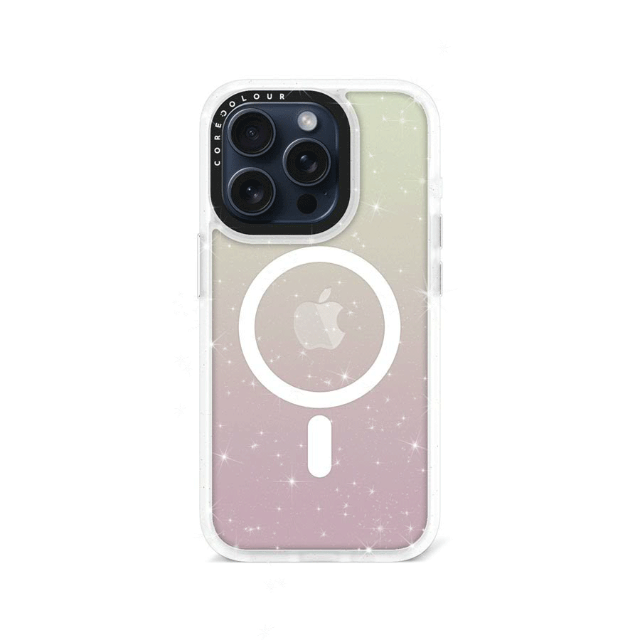 iPhone 15 Pro Iridescent Glitter Phone Case Magsafe Compatible - CORECOLOUR