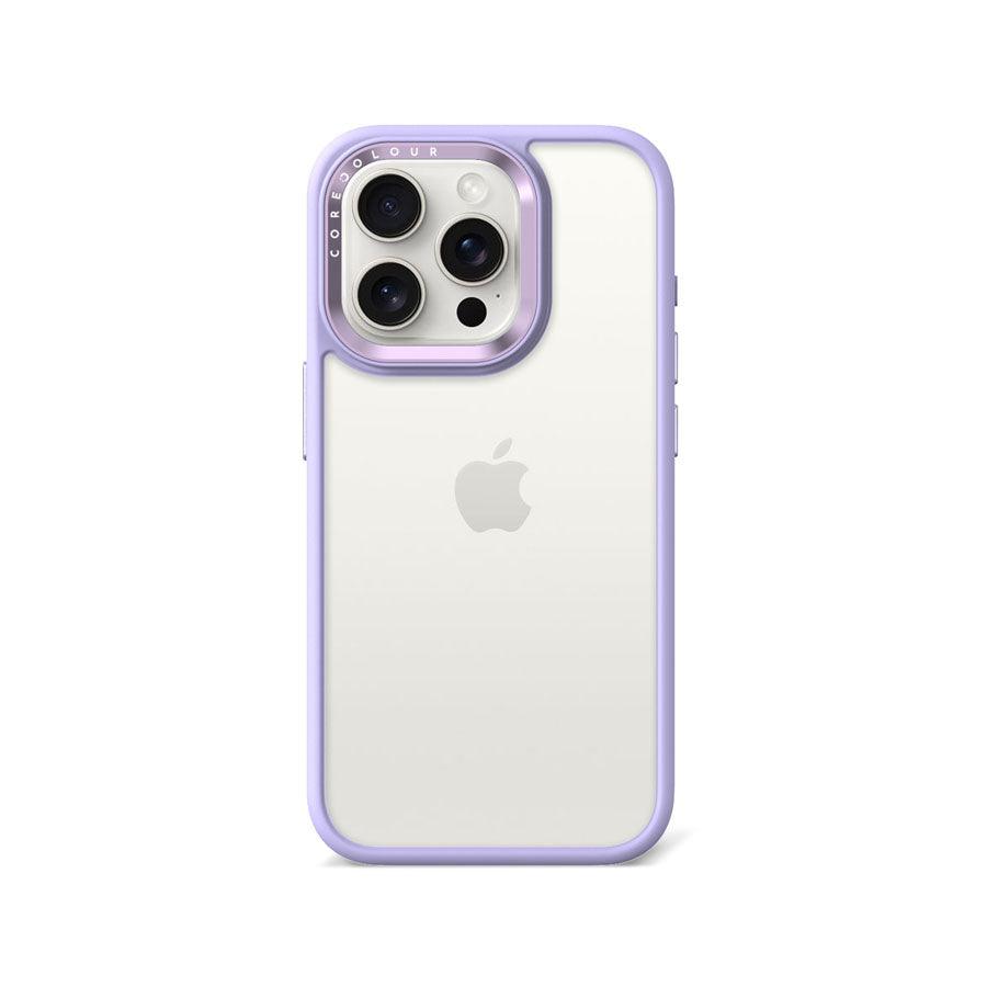 iPhone 15 Pro Lavender Hush Clear Phone Case - CORECOLOUR