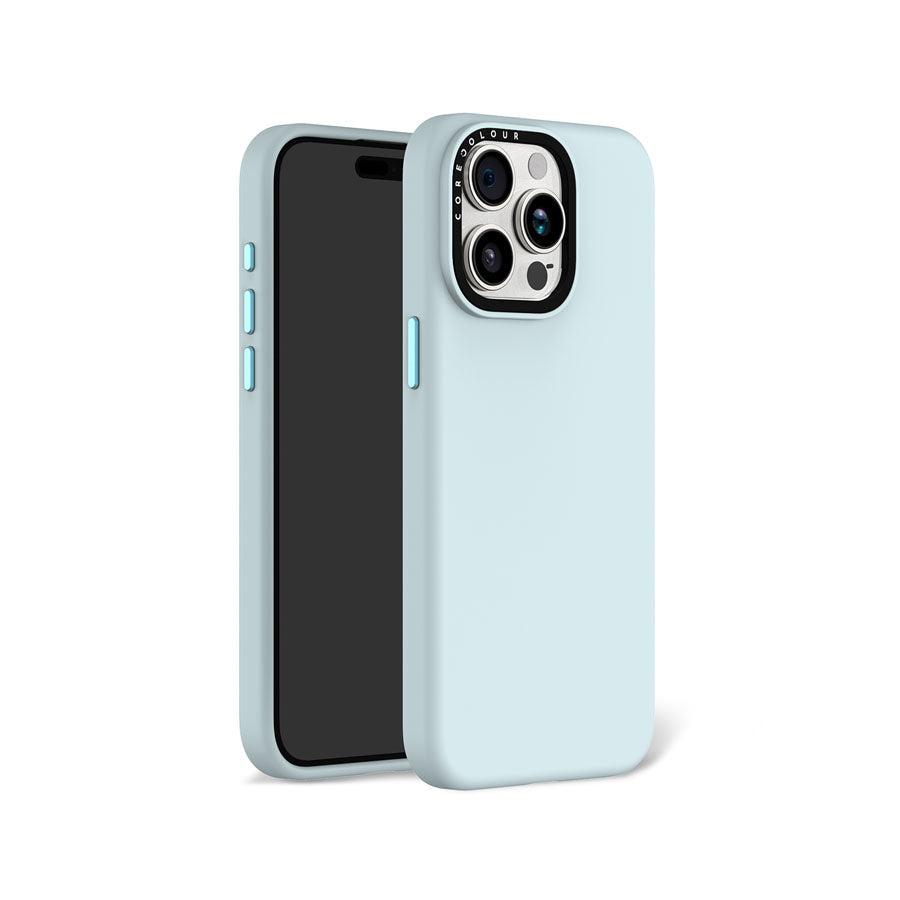iPhone 15 Pro Max Blue Beauty Silicone Phone Case Magsafe Compatible - CORECOLOUR
