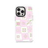 iPhone 15 Pro Max Cherry Blossom Checker Phone Case - CORECOLOUR