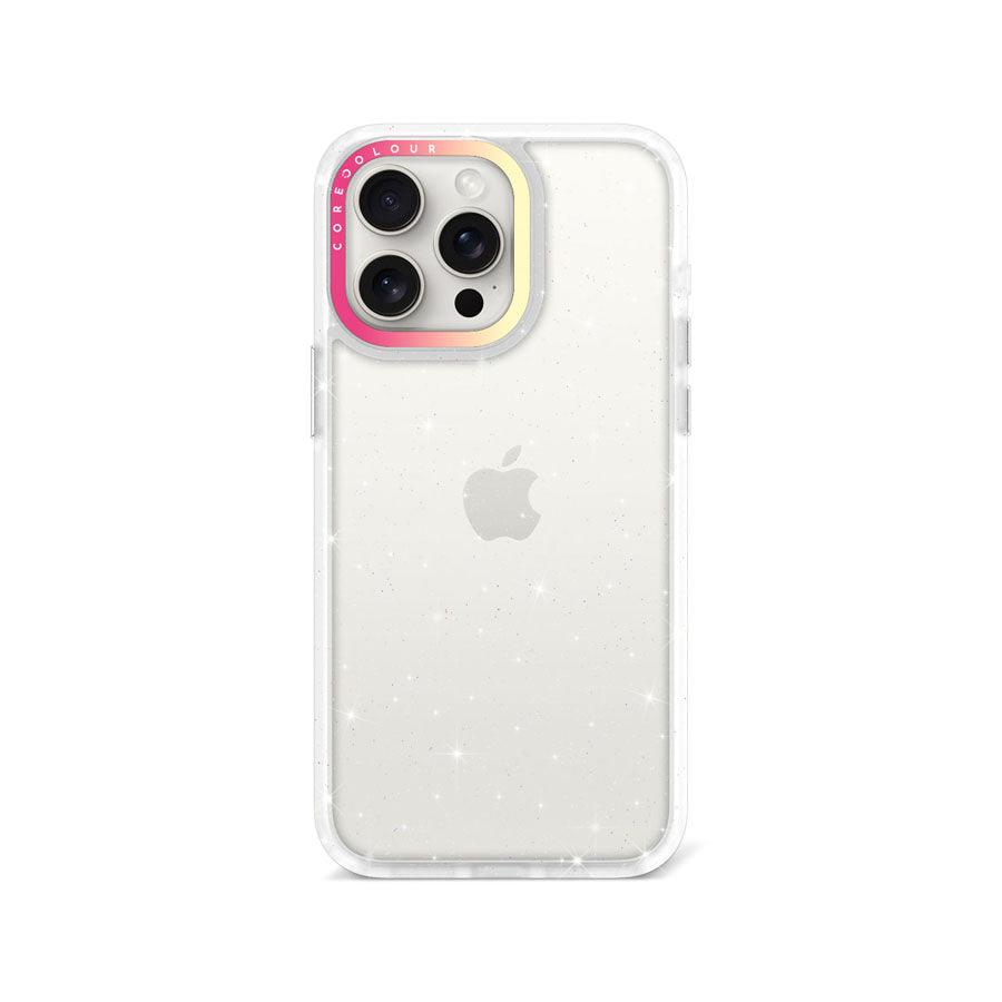 iPhone 15 Pro Max Clear Glitter Phone Case - CORECOLOUR