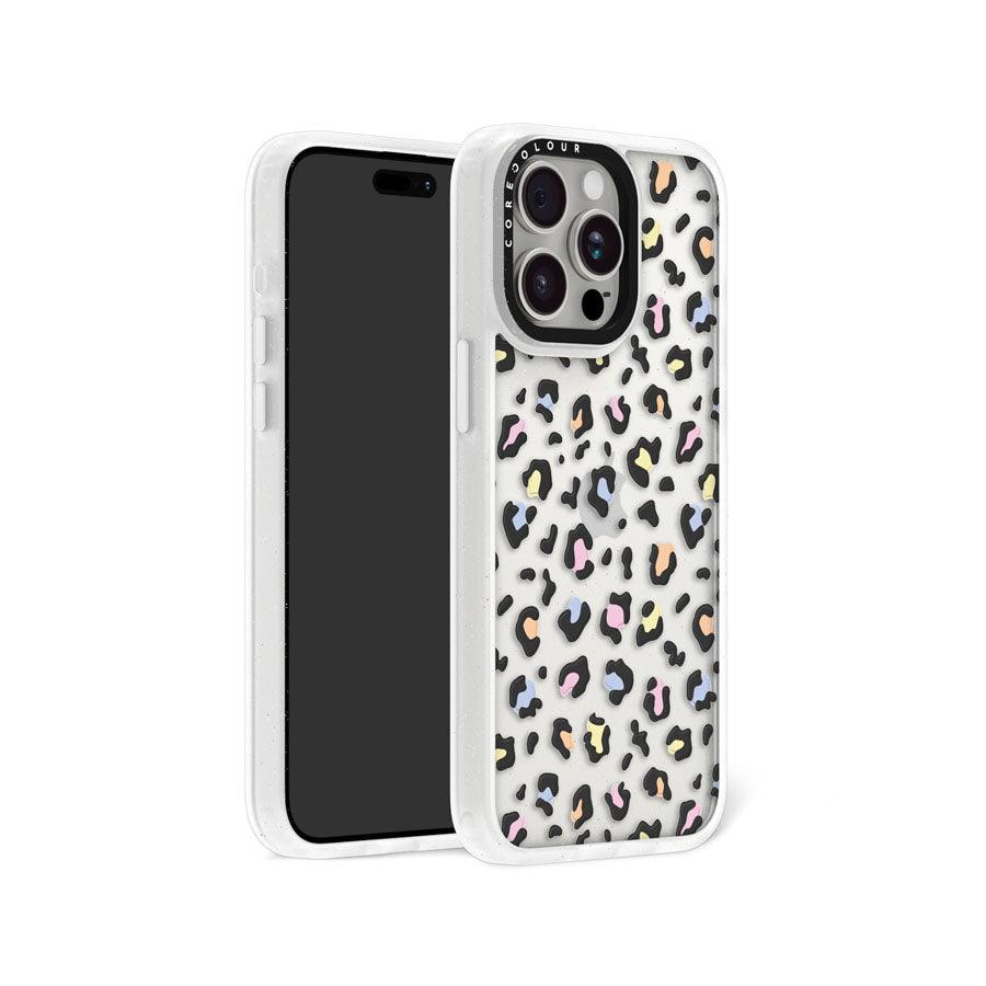 iPhone 15 Pro Max Colourful Leopard Glitter Phone Case - CORECOLOUR