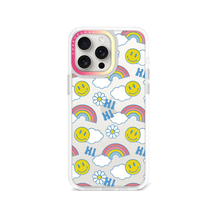iPhone 15 Pro Max Hi There! Rainbow Phone Case - CORECOLOUR