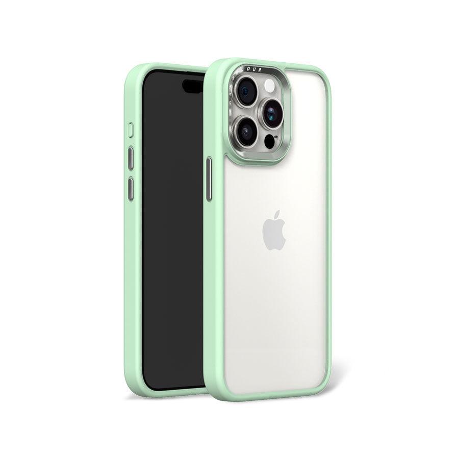 iPhone 15 Pro Max Hint of Mint Clear Phone Case - CORECOLOUR