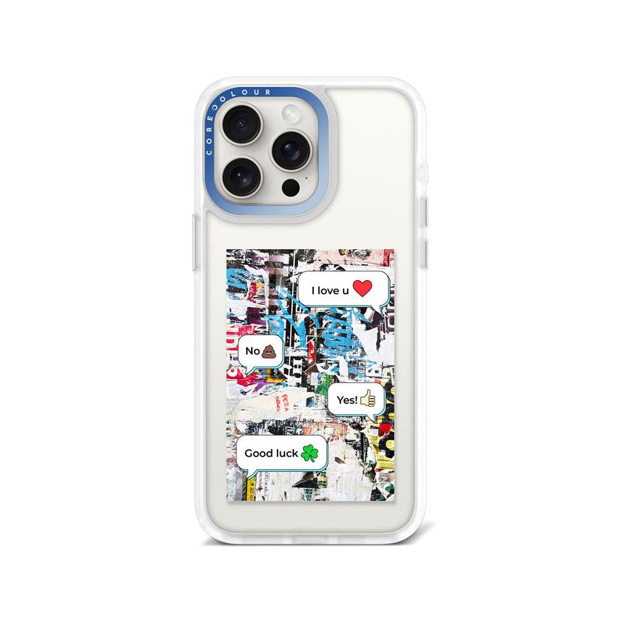 iPhone 15 Pro Max I Love U Dialogue Phone Case - CORECOLOUR