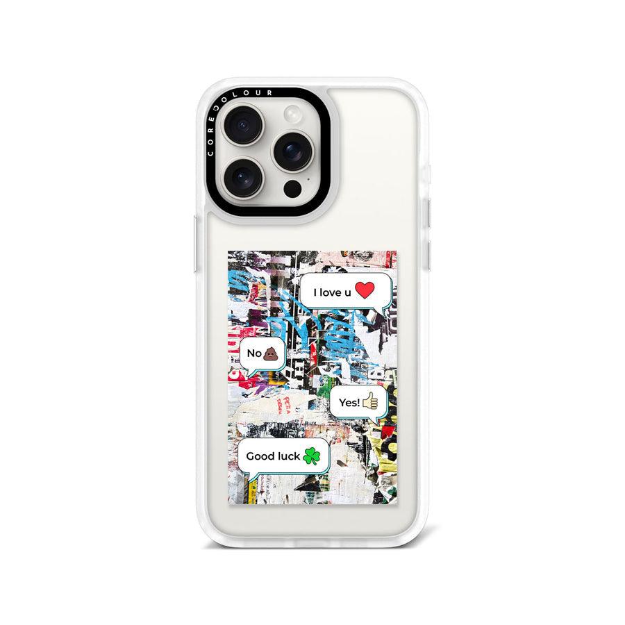 iPhone 15 Pro Max I Love U Dialogue Phone Case - CORECOLOUR