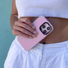 iPhone 15 Pro Max Pink Ballerina Silicone Phone Case Magsafe Compatible - CORECOLOUR