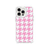 iPhone 15 Pro Max Pink Houndstooth Phone Case - CORECOLOUR