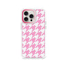 iPhone 15 Pro Max Pink Houndstooth Phone Case - CORECOLOUR