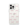iPhone 15 Pro Max Pink Ribbon Minimal Line Phone Case - CORECOLOUR