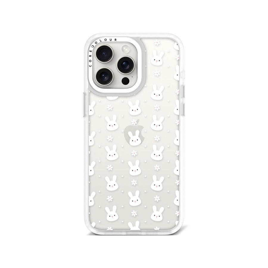 iPhone 15 Pro Max Rabbit and Flower Phone Case - CORECOLOUR