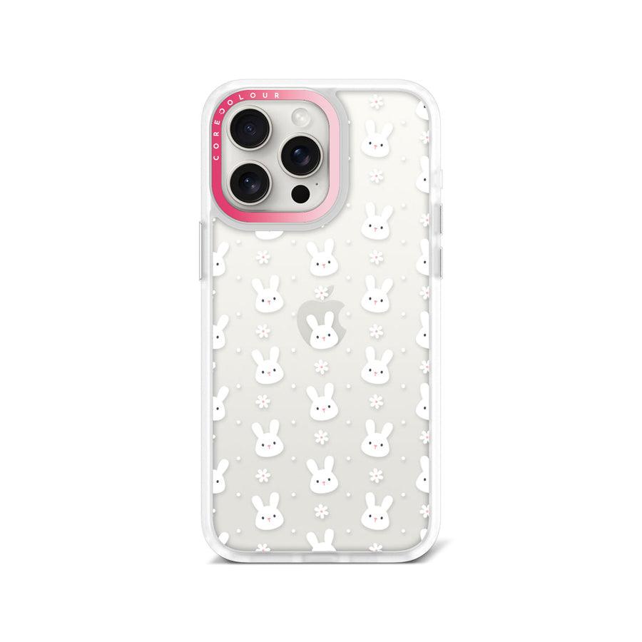 iPhone 15 Pro Max Rabbit and Flower Phone Case - CORECOLOUR