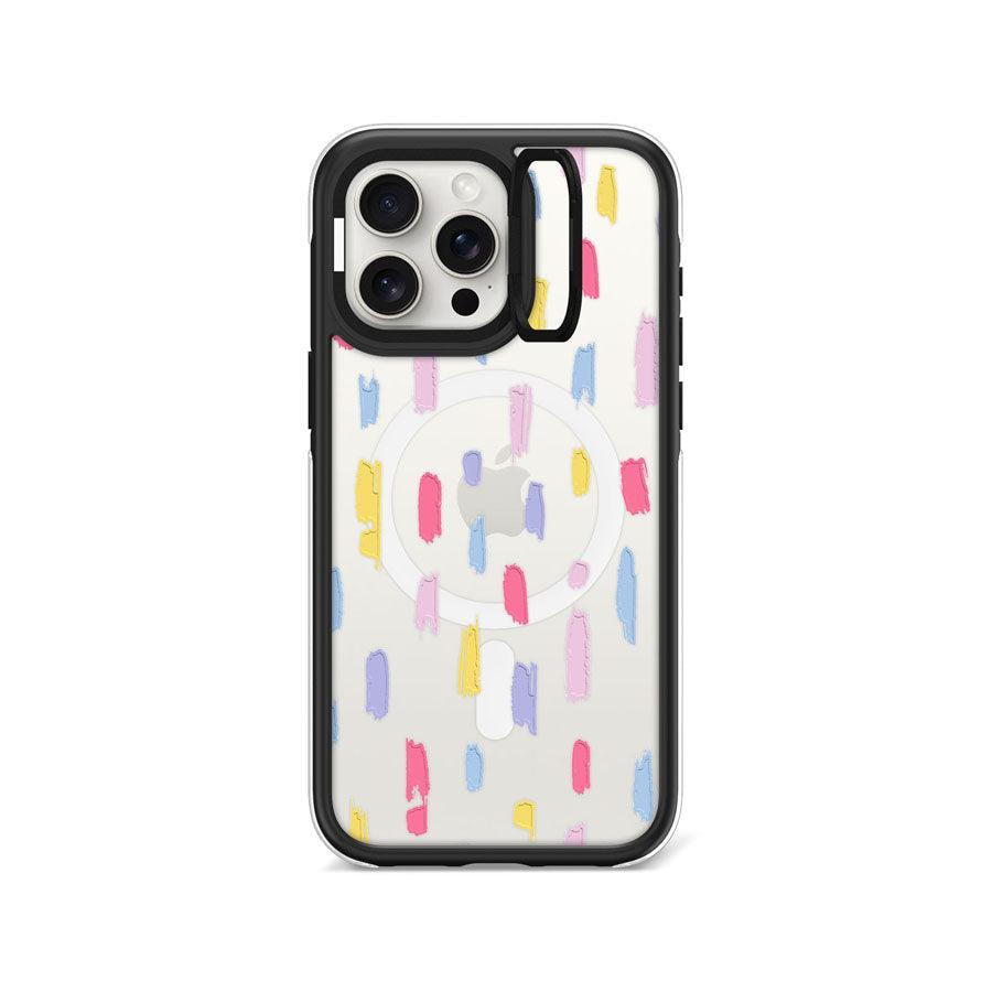 iPhone 15 Pro Max Rainy Pastel Ring Kickstand Case MagSafe Compatible - CORECOLOUR
