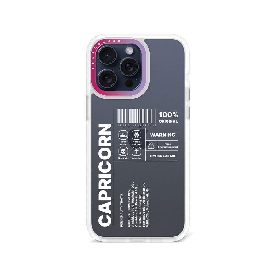 iPhone 15 Pro Max Warning Capricorn Phone Case - CORECOLOUR