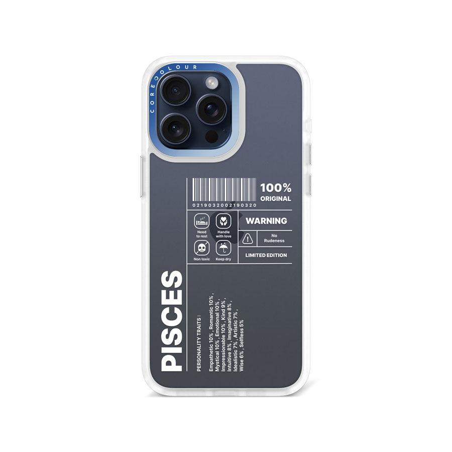 iPhone 15 Pro Max Warning Pisces Phone Case - CORECOLOUR