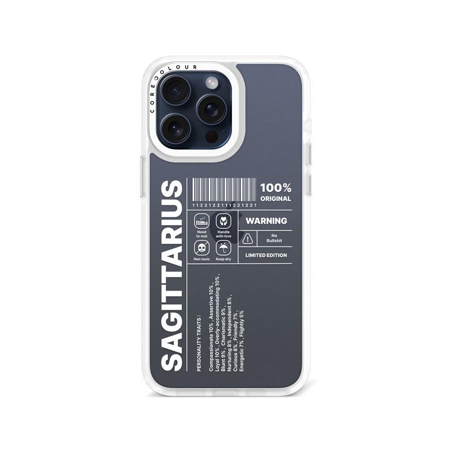 iPhone 15 Pro Max Warning Sagittarius Phone Case - CORECOLOUR