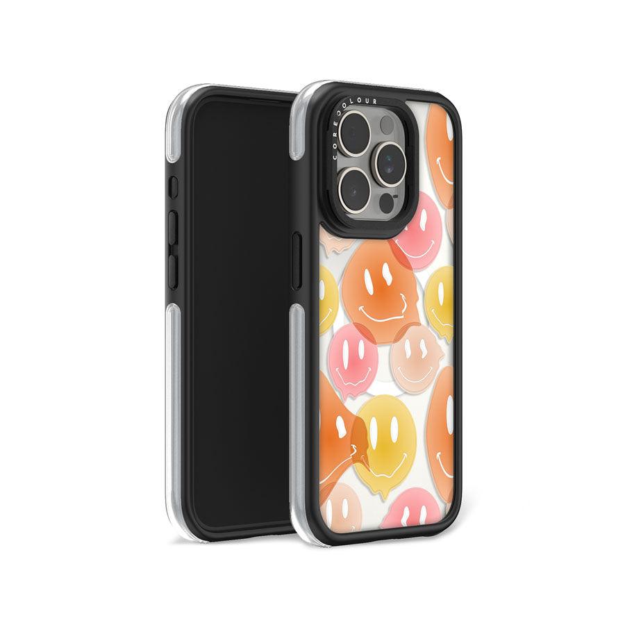 iPhone 15 Pro Melting Smile Ring Kickstand Case MagSafe Compatible - CORECOLOUR