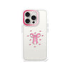 iPhone 15 Pro Pink Ribbon Heart Phone Case - CORECOLOUR