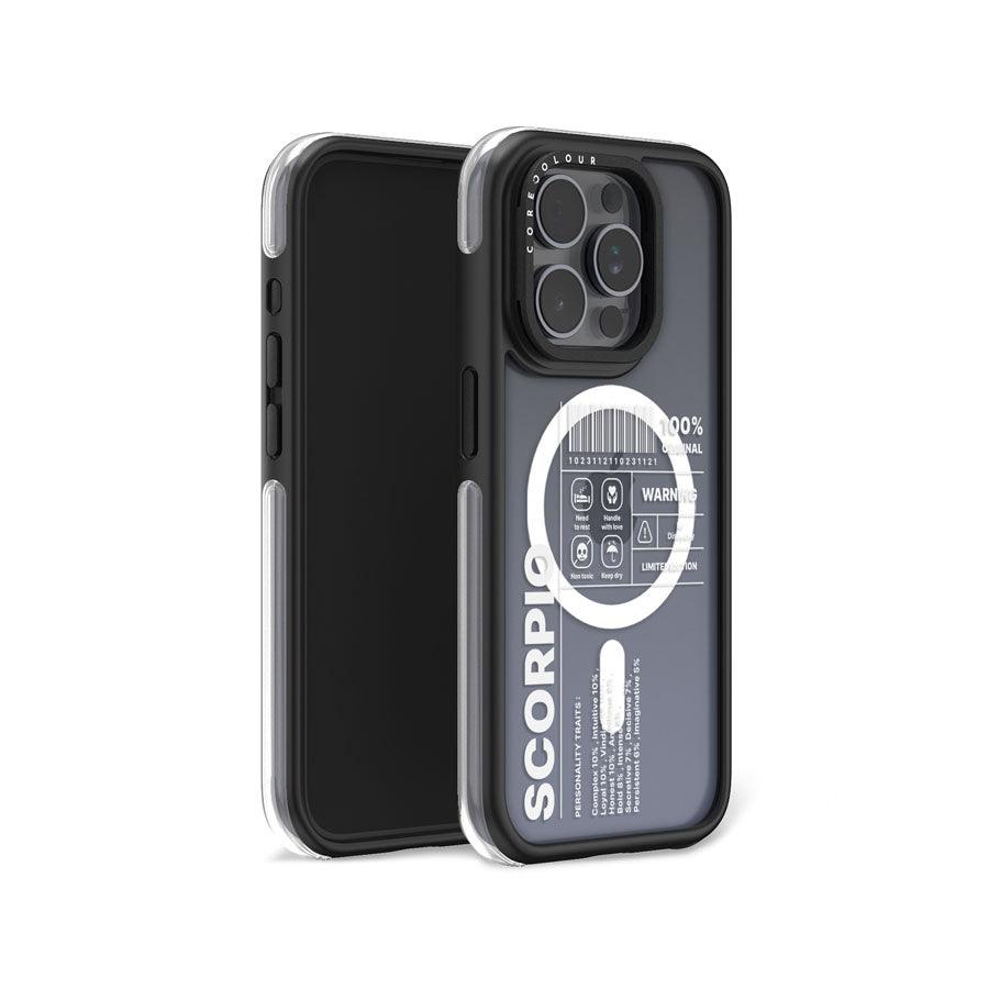 iPhone 15 Pro Warning Scorpio Ring Kickstand Case MagSafe Compatible - CORECOLOUR