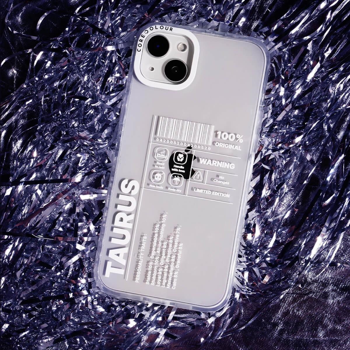 iPhone 15 Pro Warning Taurus Phone Case - CORECOLOUR