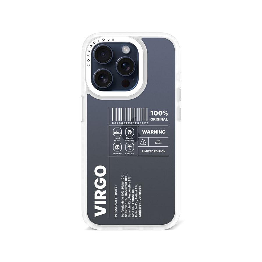 iPhone 15 Pro Warning Virgo Phone Case - CORECOLOUR