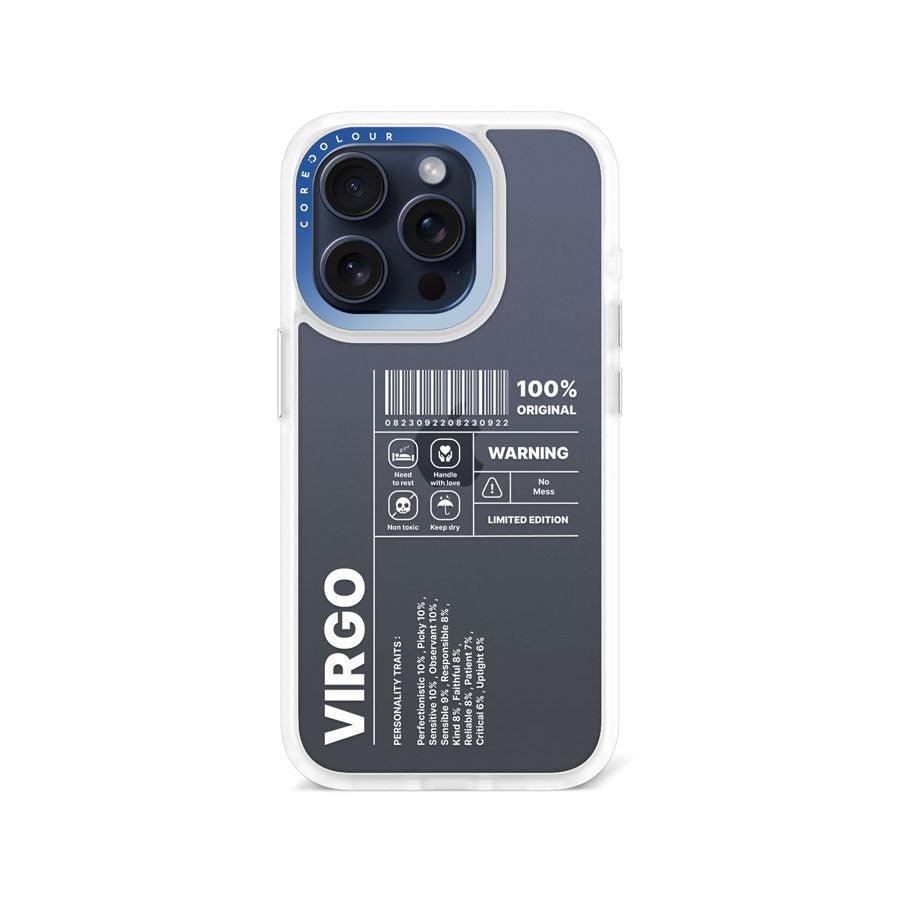 iPhone 15 Pro Warning Virgo Phone Case - CORECOLOUR