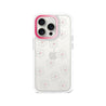 iPhone 15 Pro White Flower Minimal Line Phone Case - CORECOLOUR