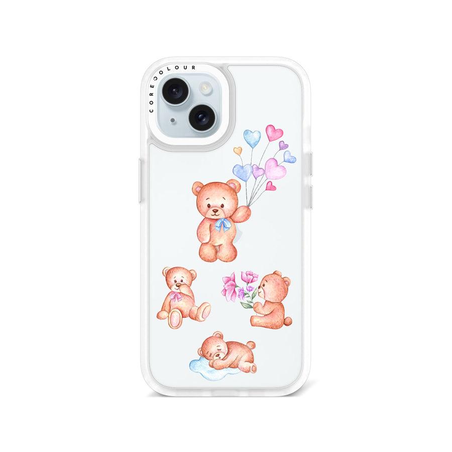 iPhone 15 Teddy Bear Friends Phone Case - CORECOLOUR