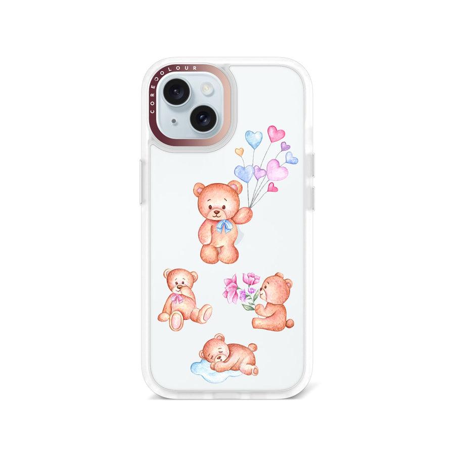 iPhone 15 Teddy Bear Friends Phone Case - CORECOLOUR