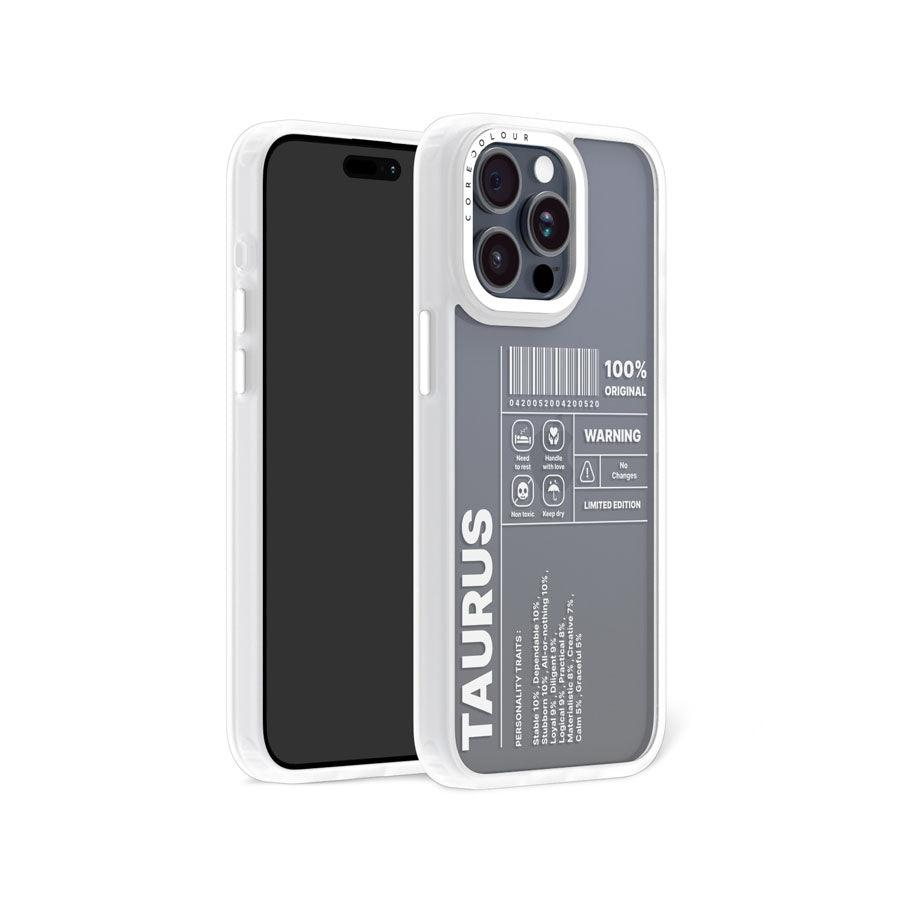 iPhone 15 Warning Taurus Phone Case - CORECOLOUR