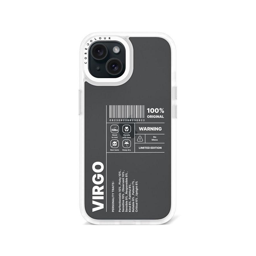 iPhone 15 Warning Virgo Phone Case - CORECOLOUR