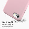 iPhone 8 Pink Ballerina Silicone Phone Case - CORECOLOUR