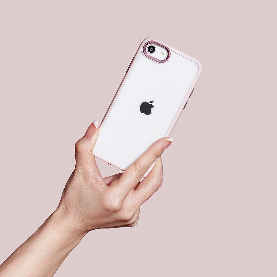 iPhone 8 Pink Lemonade Clear Phone Case - CORECOLOUR