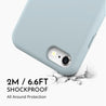 iPhone SE 2020 Blue Beauty Silicone Phone Case - CORECOLOUR