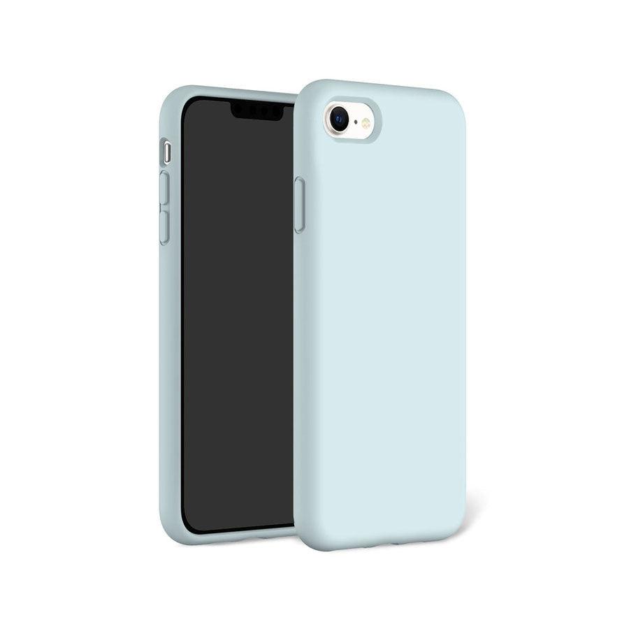 iPhone SE 2020 Blue Beauty Silicone Phone Case - CORECOLOUR