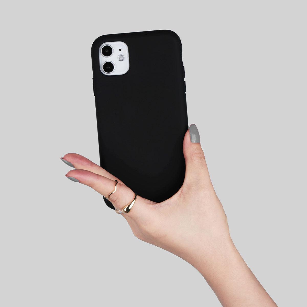 iPhone SE 2020 Dark Darcy Silicone Phone Case - CORECOLOUR