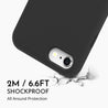 iPhone SE 2022 Dark Darcy Silicone Phone Case - CORECOLOUR