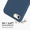 iPhone SE 2022 Dear Cerulean Silicone Phone Case - CORECOLOUR